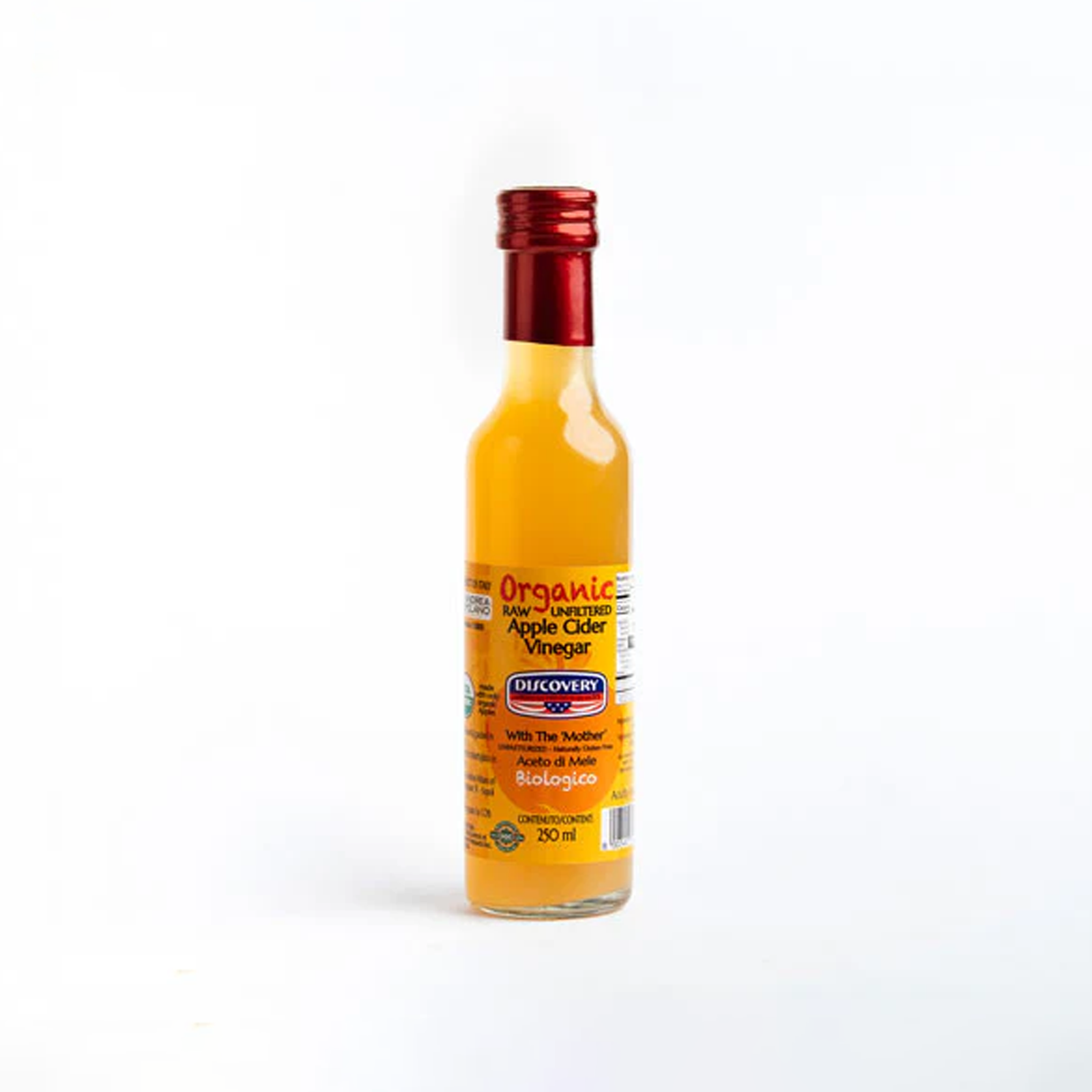 TTSB61772525925 Discovery Organic Apple Cider Vinegar 250ml - Image 1