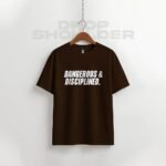 Waffle Drop Shoulder T-shirt - Desciplined In Stock
