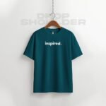 Waffle Drop Shoulder T-shirt - Inspired